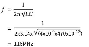 電容的諧振頻率 電容的諧振頻率